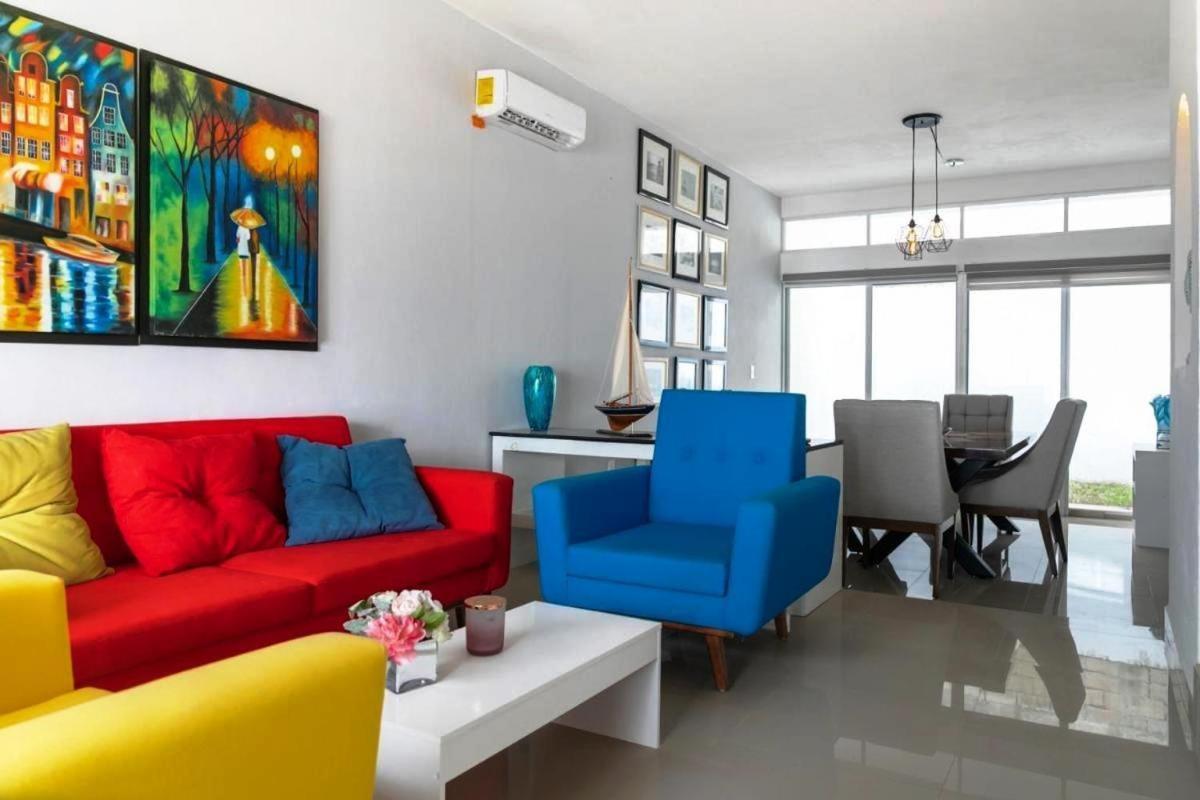 Confortable Casa En Cozumel, Condominio Con Vista Al Mar # 10 Extérieur photo
